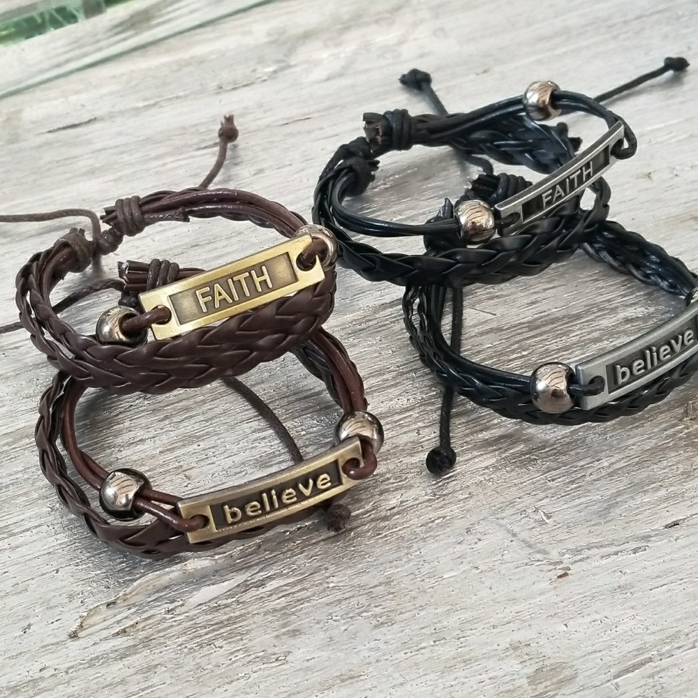 FAUX LEATHER INSPIRATION BRACELET - Picture 3 of 4